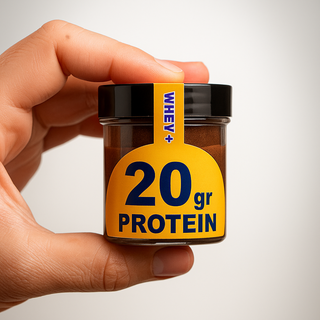 کره بادام زمینی پروتئین (+Whey) 50 گرم لایف - حاوی 20 گرم وی