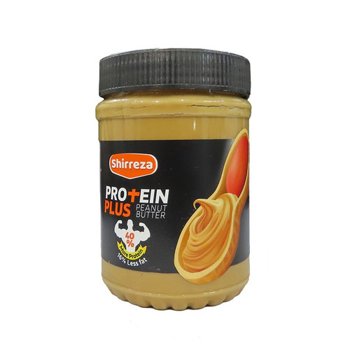 کره بادام زمینی با پودر پروتئین شیررضا 450 گرم