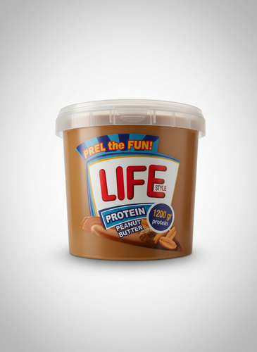 کره بادام زمینی شکلاتی پروتئین (+Whey) ایرانی لایف استایل (سه کیلویی) - بدون گلوتن